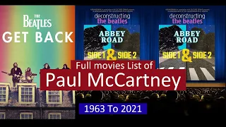 Paul McCartney Full Movies List | All Movies of Paul McCartney