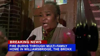 2 residents, 2 firefighters injured in Bronx multi-family house fire