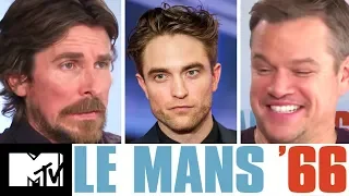 Christian Bale & Matt Damon Give Robert Pattinson Advice For Batman | Le Mans ’66 | MTV Movies