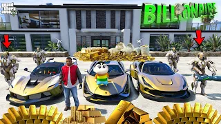 FRANKLIN AND SHINCHAN BECOME RICH AND BUYING GOLDEN CARS IN GTA 5