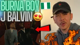 Burna Boy ft J Balvin - Rollercoaster [Official Music Video] AMERICAN REACTION! Nigeria Colombia 😍