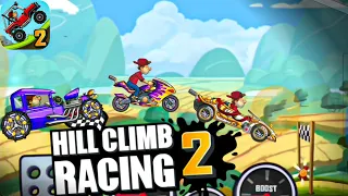 Cup Race With - Hot Rod, Super Bike, Super Car | Hill Climb Racing 2 | Gameplay | MRstark GAMING