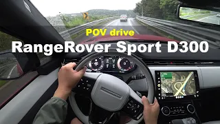2023 RangeRover Sport D300 Dynamic HSE POV drive