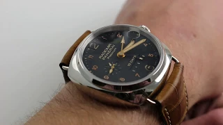 Panerai Radiomir 10 Days GMT Automatic Platino PAM 495 O-Series Watch Review