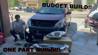 Rebuilding A Wrecked 2018 Nissan Versa In One Video!