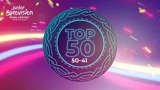 Junior Eurovision Top 50 Most Watched 2022 - 50 to 41
