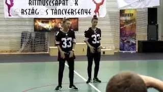 Csobán Tünde & Grulyó Dóra - Ritmuscsapatok Országos Táncversenye 2015 EBDC Hip Hop duo dance