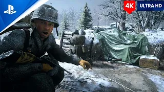 Hold the Line Usa VS Germany - Call of Duty World War 2 | PS5 GamePlay | (4K)