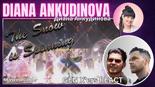 GEN X'ers REACT | DIANA ANKUDINOVA ( Диана Анкудинова ) VANYA | The Snow is Spinning (Masked Singer)