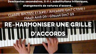 Ré-harmoniser une grille d'accords