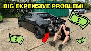 FIRST TEST DRIVE OF MY REBUILT AUDI R8 EPIC FAIL! PT.7