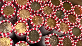 What will I find in sealed bank penny rolls?? #penny #coin #coinroll #money