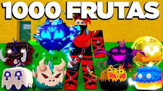 GIREI 1000 FRUTAS ATÉ PEGAR A KITSUNE NO BLOX FRUITS!!