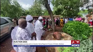 Election 2024: Bawumia pays courtesy call on Greater Accra Regional House of Chiefs, Dodowa.