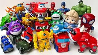 Different Transformers in Real Life: Rescue Team Super Wings, Superhero, Bumblebee Adventure Cartoon