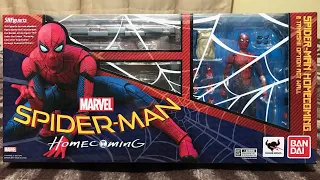 SHFiguarts Spider-Man Homecoming option act wall  (not an unboxing)