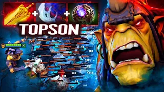 TOPSON Max Farm - Insane Attack Speed Monster Carry 5 hit/sec Dota 2