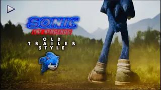 Sonic The Hedgehog Old Trailer With New Design