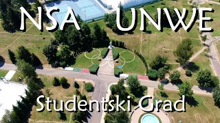 NSA & UNWE (НСА и УНСС) and the East part of Student's Town (Студентски град) [4k drone]