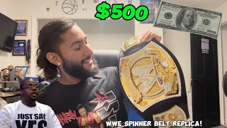 UNBOXING THE WWE CHAMPIONSHIP SPINNER REPLICA TITLE | WWE Championship Spinner Replica Belt Unboxing