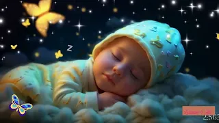 Super Relaxing Baby Music🎶 Lullaby With  Calming Animation 💤 Brahms Lullaby For Brain Stimulation