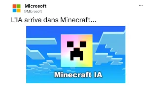 Microsoft annonce une IA pour Minecraft ?