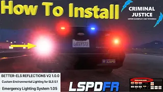 How To Install | ELS, Custom Lighting, Better Reflections! | Police Academy! | #criminaljustice