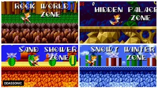 Sonic 2 The Secret Zones - New Update | All Secrets Zones Location