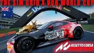 1-Й ЭТАП WORLD CUP X VCO. MOUNT PANORAMA. ЧАСТЬ 2 Assetta Corsa Competizione.