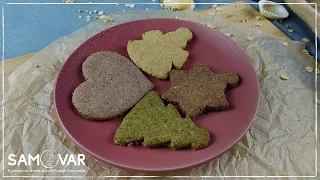 Печенье из зелёной гречки.  4 бомбических вкуса. Без глютена