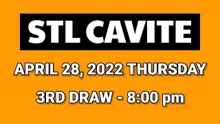 STL CAVITE RESULT TODAY 3RD DRAW 8PM RESULTS STL PARES April 28, 2022 EVENING DRAW RESULT