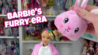 Barbies a furry now. Barbie Cutie Reveal Doll Review | Zombiexcorn