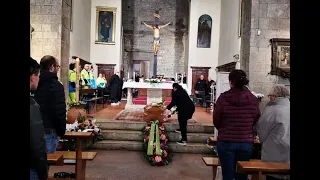 Funerale del Capo di Guardia Michele Baluganti da 45 anni colonna portante Misericordia dell'Antella