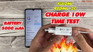 XIAOMI REDMI 12C Global Version Charging Test! 10W Charger Micro to USB - Battery 5000 mAh!  🔋🔋