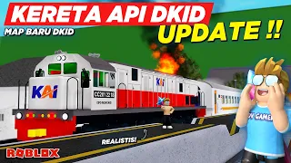 AKHIRNYA DKID UPDATE !! NAIK KERETA API FULL INTERIOR DI MAP BARU DKID - Roblox Indonesia