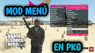 🔥Nuevo Mod Menú en PKG para GTA V | Sólo Modo Historia | PS3