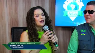 Exclusiva: Marcos Rocha, dona Luana e equipe são entrevistados pela SIC TV, na Rondônia Rural Show