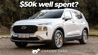 Hyundai Santa Fe diesel 2021 review | best seven-seat family SUV for $50k? | Chasing Cars