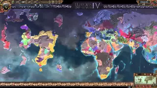 Europa Universalis 4: World Timelapse - Random New World Timelapse