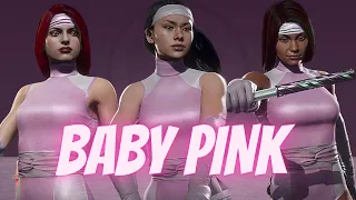 Kitana, Jade and Skarlet Wearing Mileena's Baby Pink