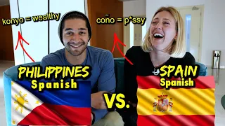 FILIPINO vs SPANISH Language Similarities (HILARIOUS)