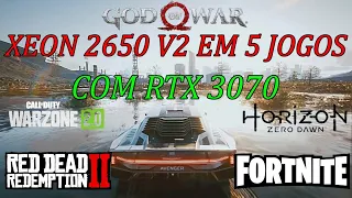 XEON 2650 V2 EM 5 JOGOS COM RTX 3070