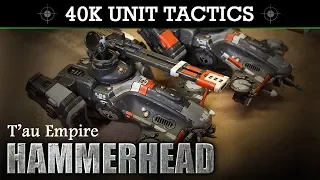 Tau Empire HAMMERHEAD GUNSHIP Warhammer 40K Tactics & Unit Showcase 8th Edition