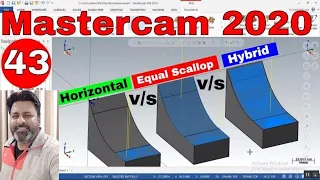 Mastercam Programming Tutorials | Mastercam Finishing Tool path