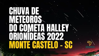 Chuva de meteoros Orionídeas 2022 - Fragmentos do Cometa Halley