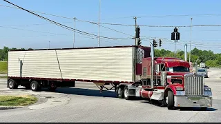 Un día normal de un camionero en ESTADO UNIDOS