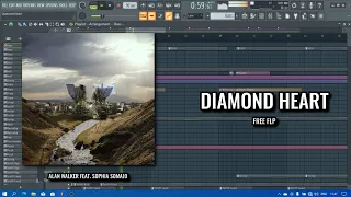 Alan Walker feat. Sophia Somajo - Diamond Heart (FL Studio Remake)