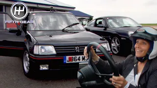 Vicki's epic Peugeot 205 GTi track day | Fifth Gear