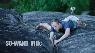 „Südostwand“ VIIIc na Wolfsturm, Sasko, leze Vondřej Horáček | eMontana.cz