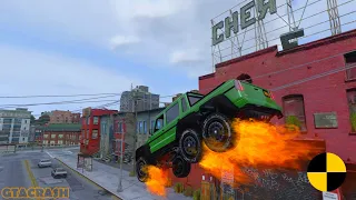 GTA 4 CRASH TESTING REAL CAR 286